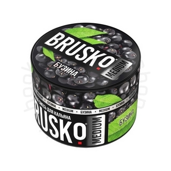Бестабачная смесь для кальяна BRUSKO, 50 г, Бузина , Medium (M)