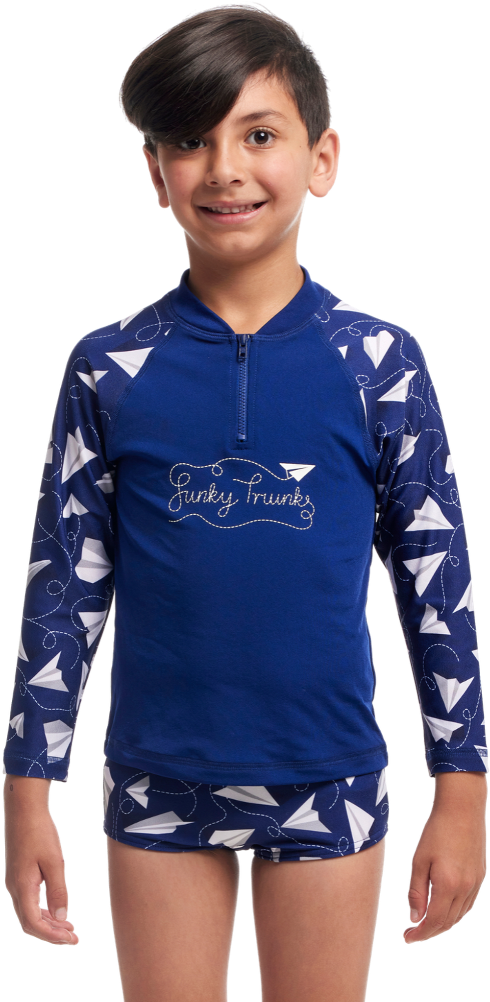 Лонгслив FUNKY TRUNKS Toddler Boys Paper Plain