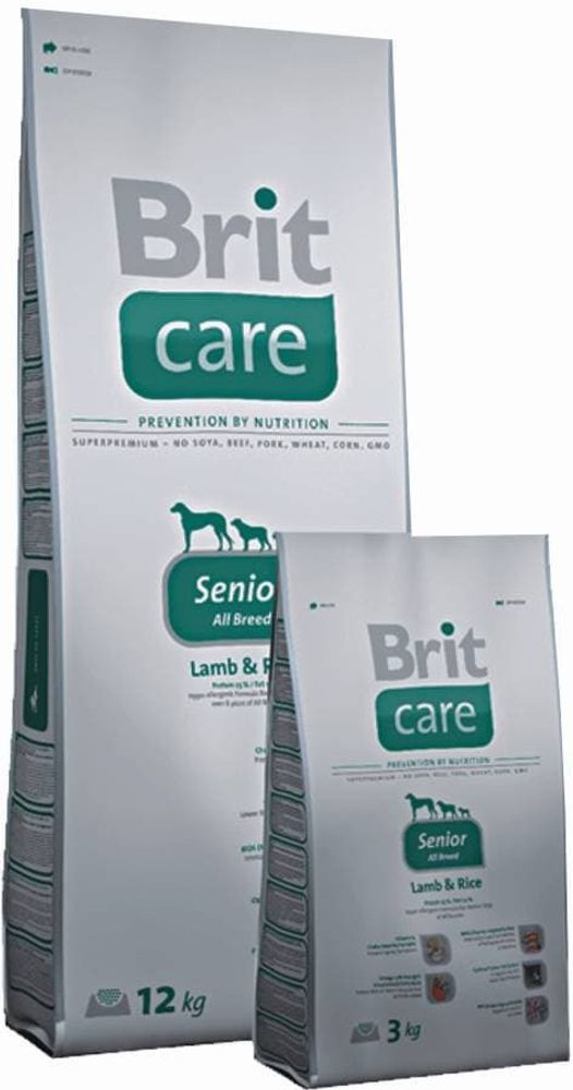 Brit Care 12 кг Senior All Breed д/пожилых собак старше 7лет