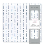SwaddleDesigns SDM-148D-EX Пеленка муслиновая - Watercolor Denim i Exclaim