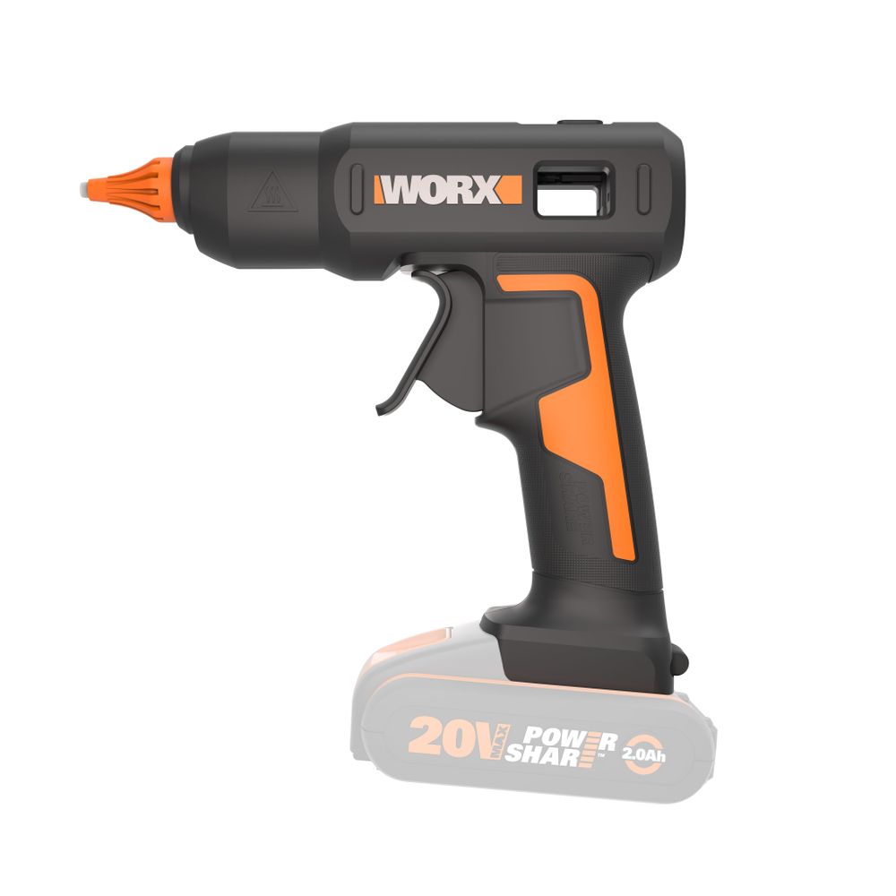 Клеевой пистолет аккумуляторный WORX WX045.9