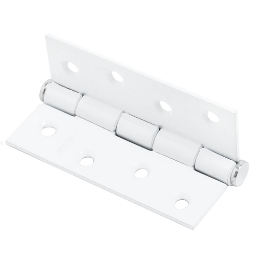 Петля ПН5-100мм (100*70*2,5) Белая   Кунгур/ 8456