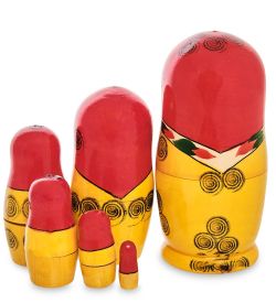 Народные промыслы МР-10/ 6 Матрешка 6-кукольная (Семеновская)