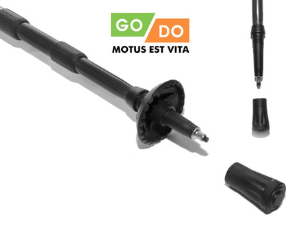 Палки треккинговые GO DO (110-135 см) : G-DS1-Ч
