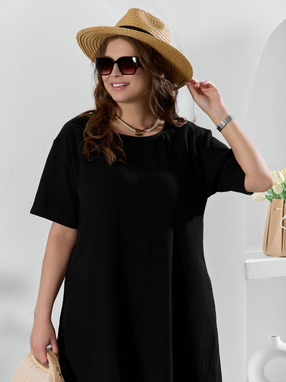 Платье Вуаль-1 Виотекс ЧЁРНЫЙ