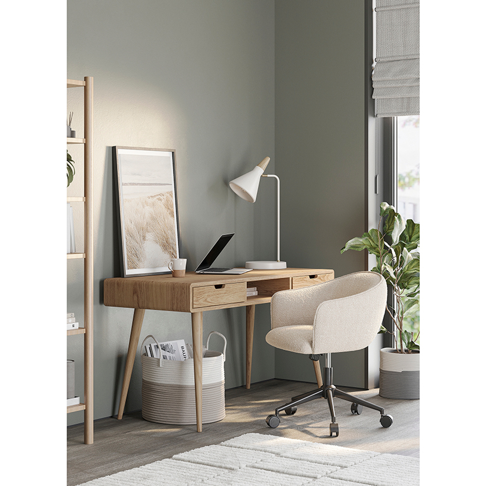 Кресло Bergenson Bjorn Paal, букле, бежевое