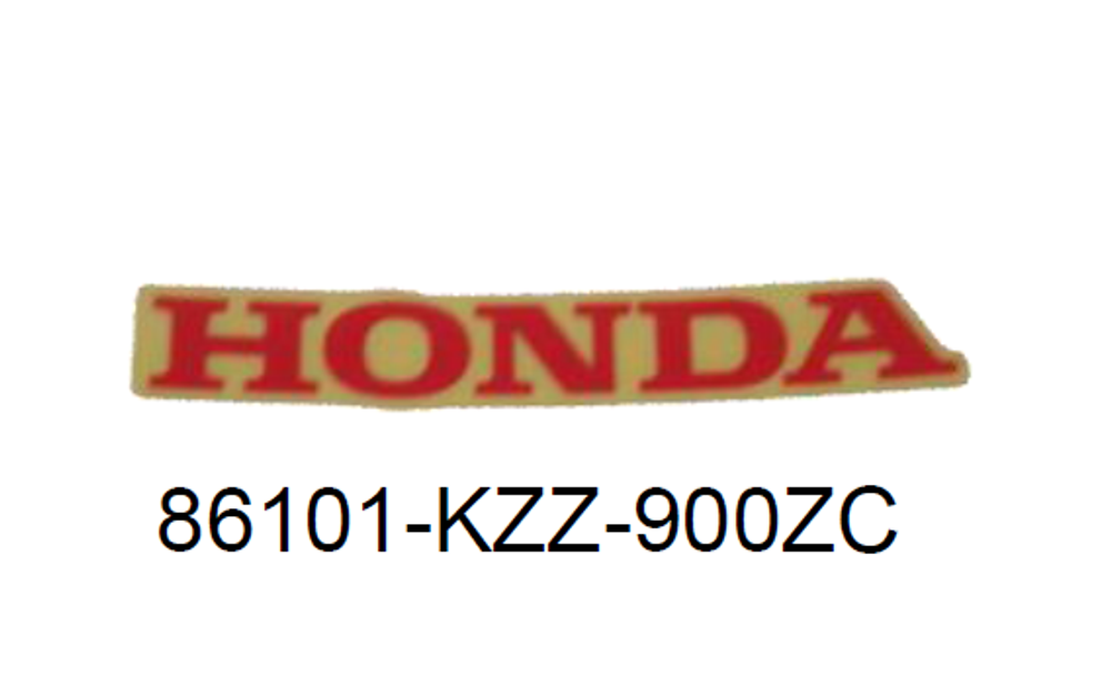 86101-KZZ-900ZC. MARK, HONDA (70MM) *TYPE1* (FR.) (TYPE1 )