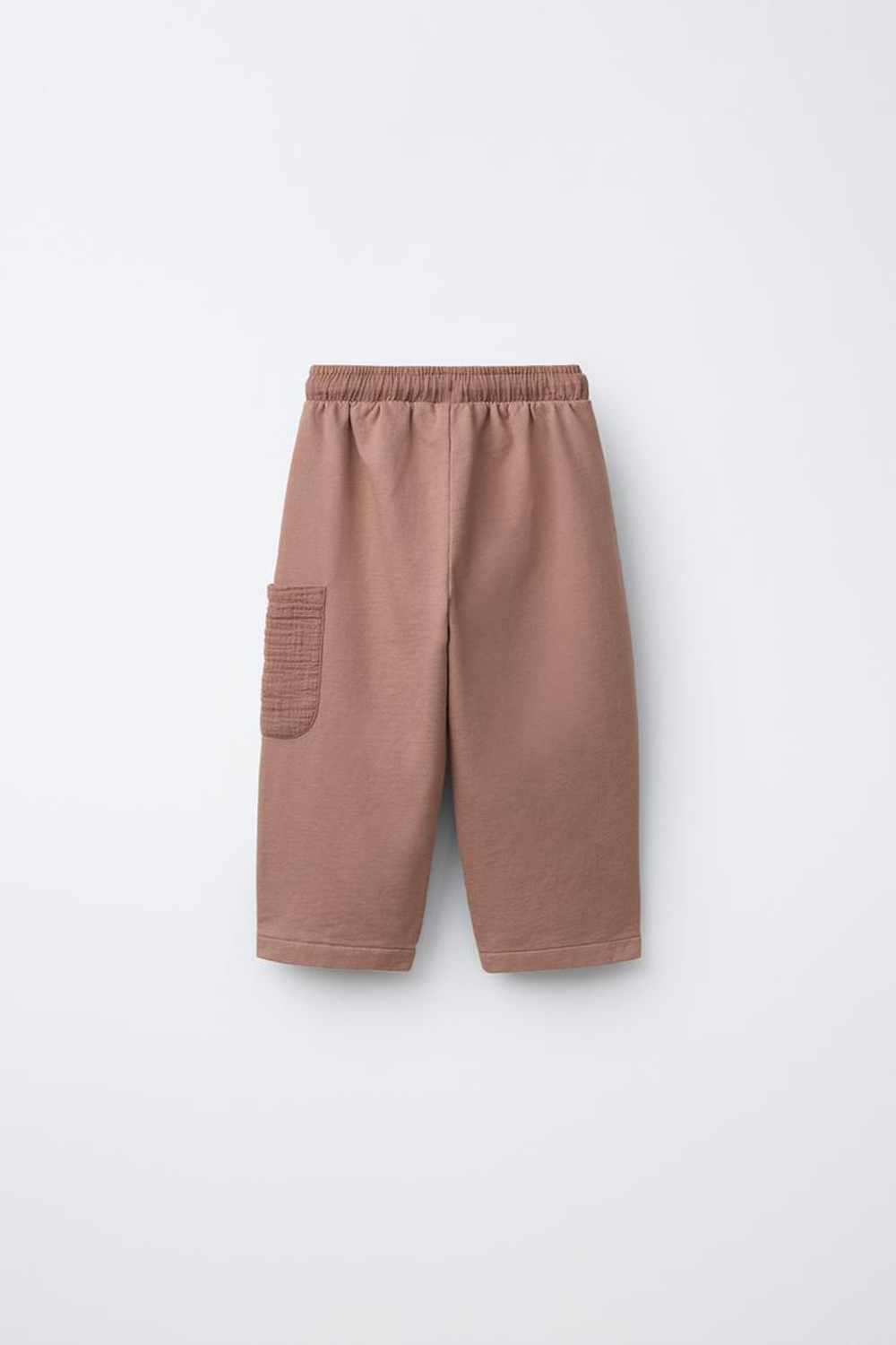 ZARA БРЮКИ КОМБИНИРОВАННЫЕ, ПУДРОВО-РОЗОВЫЙ