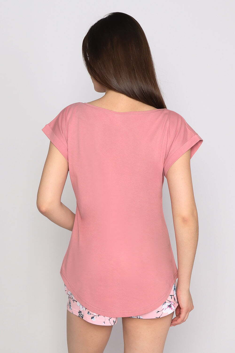 Пижама женская "ПОЗИТИВ" футб+шорты КЖ 0191