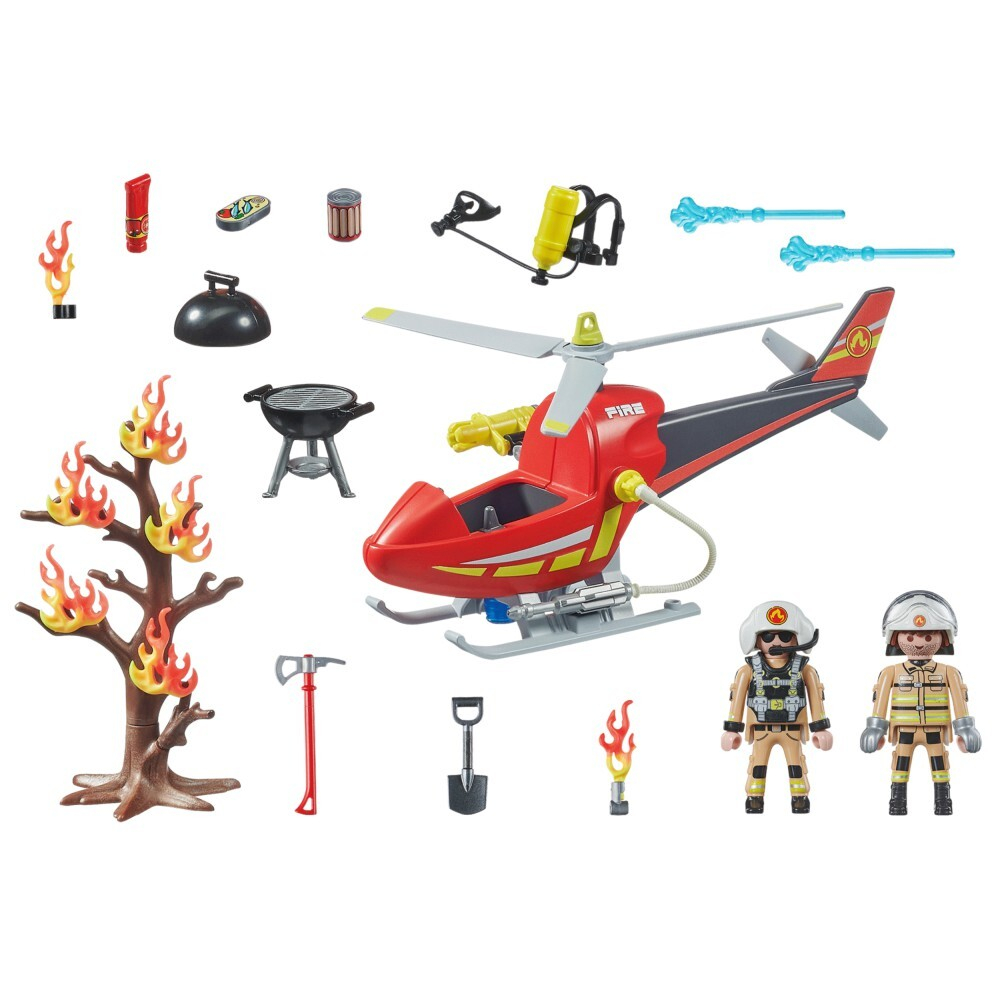 Playmobil - Пожарный вертолет City Action 71195 / артикул   71195  / GTIN 4008789711953