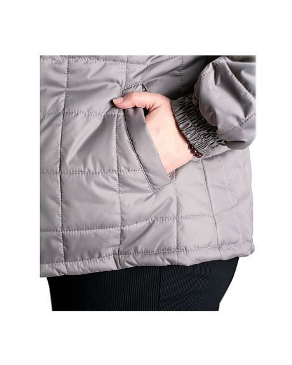 Куртка "Люкс" женская, светло-серая