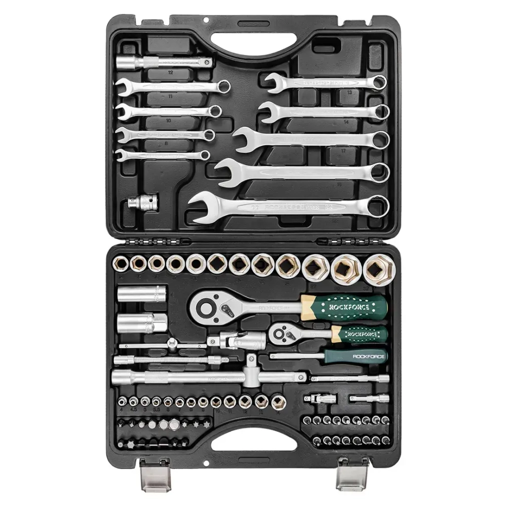 Набор инструментов 82пр. 1/2'', 1/4'' (6гр.) (4-32мм) RockForce##Rock FORCE RF-4821-5