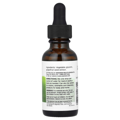 Swanson, Жидкий экстракт косточек грейпфрута, 29,6 мл (1 жидк. унц.)