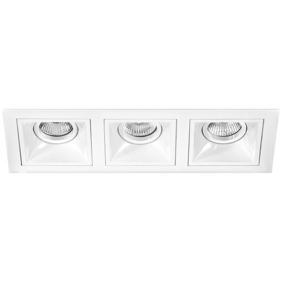 Комплект из светильников и рамки Lightstar Domino Quadro (214536+214506+214506+214506) D536060606