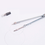 Готовальня Deli 8603, 4 предмета, пластиковый футляр