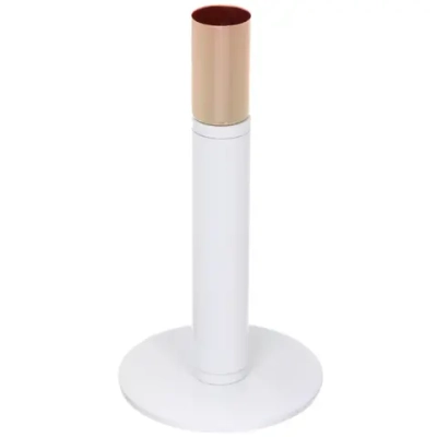 Подсвечник «GLOSS» 8*15 см, Белый/золото