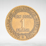 France, 1 Franc 1925 - Chambers of Commerce, VF