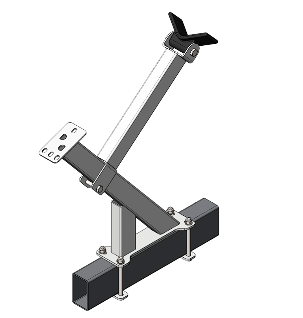 Кронштейн лебедки универсальный 500 в сборе