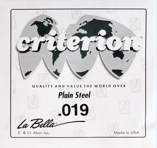 CPS019 Отдельная струна, сталь, 019, La Bella