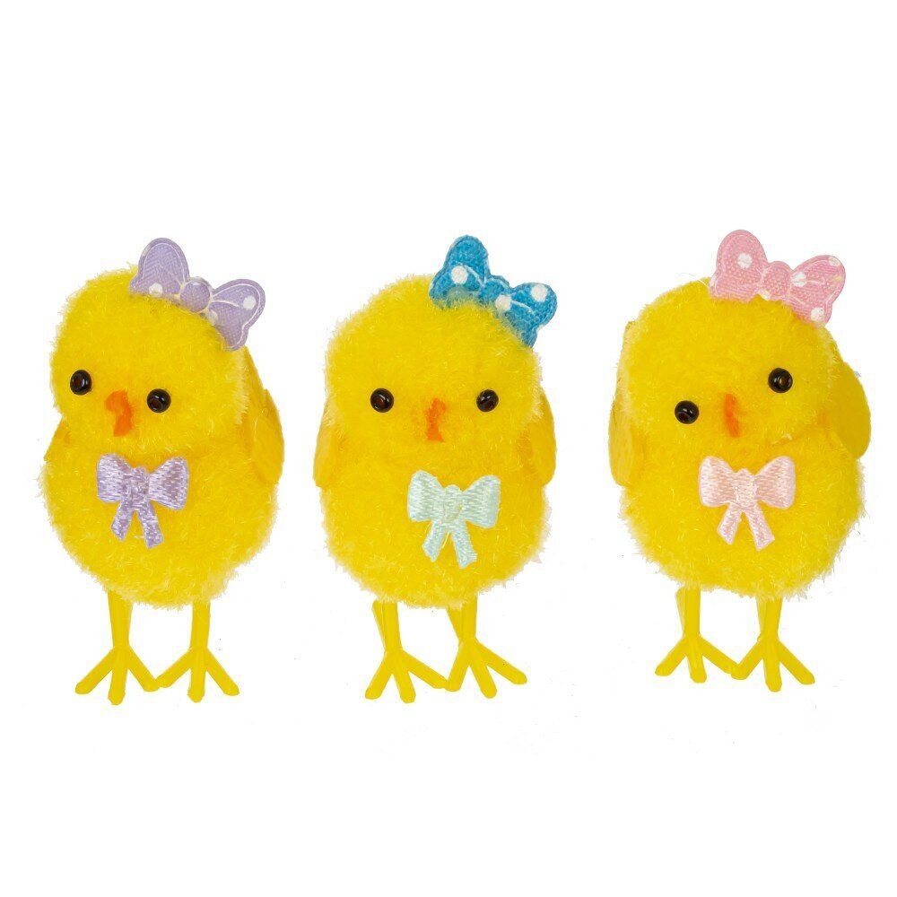 GAEM Набор из 3-х фигурок декоративных "Цыпленок" (2*2,5*4,5), L9 W4 H6 см