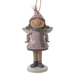 GAEM Фигурка декоративная подвесная "Девочка-ангел", L5 W3,5 H10,5 см, 3в.