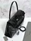 BALENCIAGA RODEO HANDBAG с крокодиловым тиснением, черная