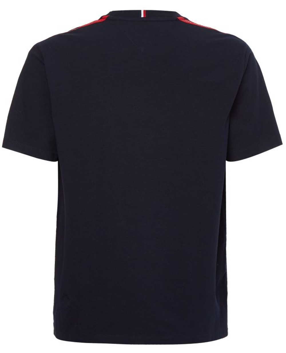 Мужская теннисная футболка Tommy Hilfiger Trim Short Sleeve Tee - desert sky