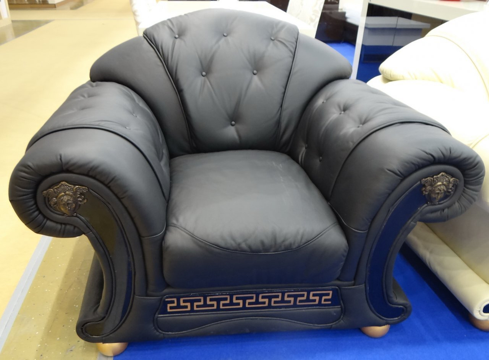 Кресло Versace черное