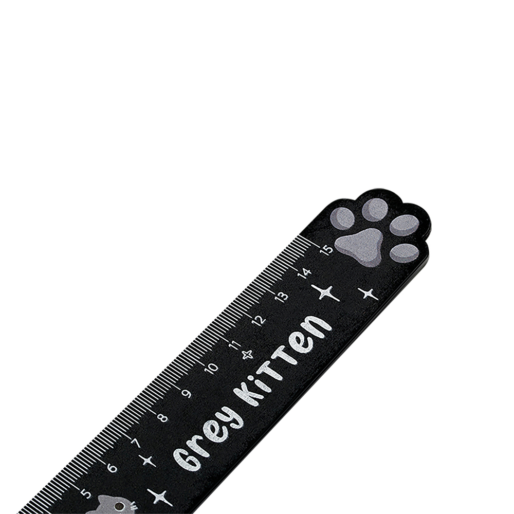 Линейка 15см "Paw", деревянная