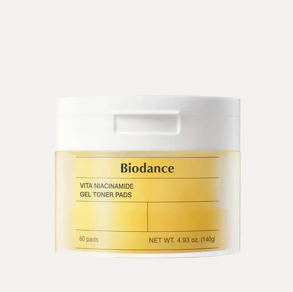 BIODANCE Тонер-пэды с ниацинамидом осветляющие Vita Niacinamide Gel Toner Pad (60 шт.)