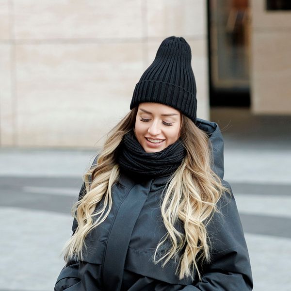 Шапка Утеплённая Черная - фото 2