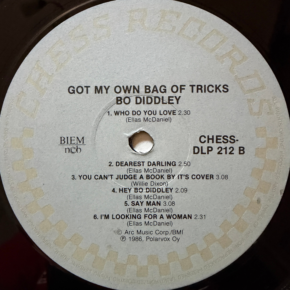Bo Diddley ‎– Got My Own Bag Of Tricks 2LP (Финляндия 1986г.)Т