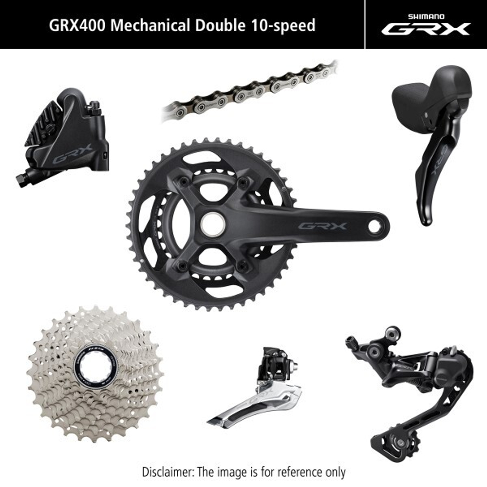 Группсет GRX 400 10 скоростей 172.5 мм 46x30T 11-34