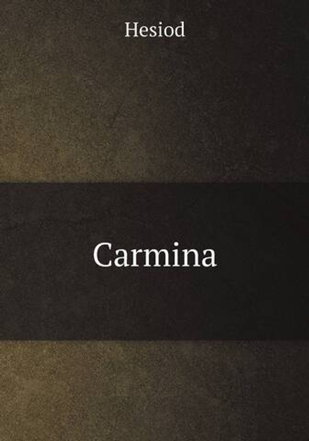 Carmina | Hesiod