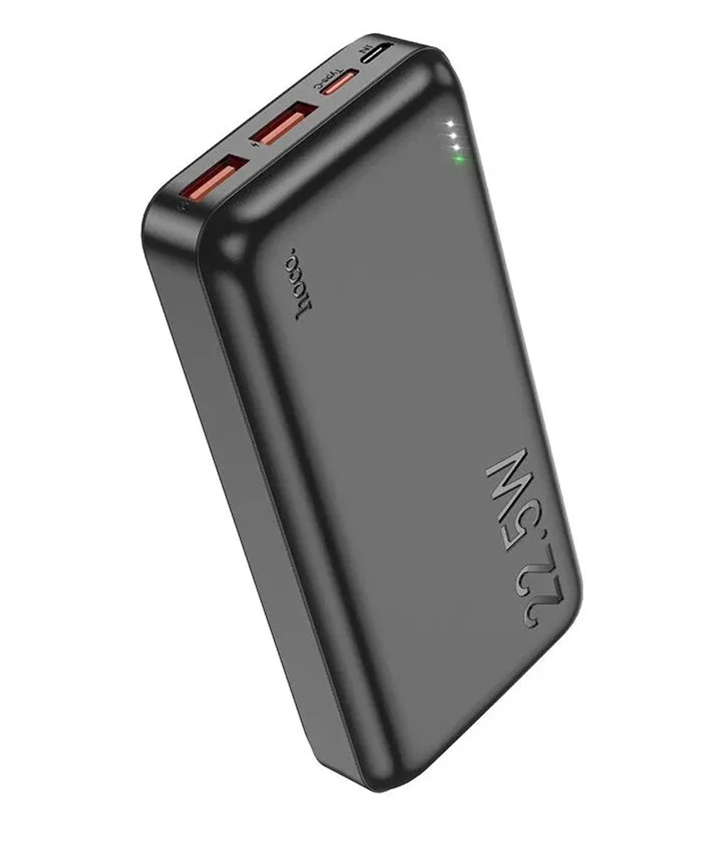 Портативный аккумулятор HOCO J121A 20000 mAh PD 20W+22,5W  (черный)