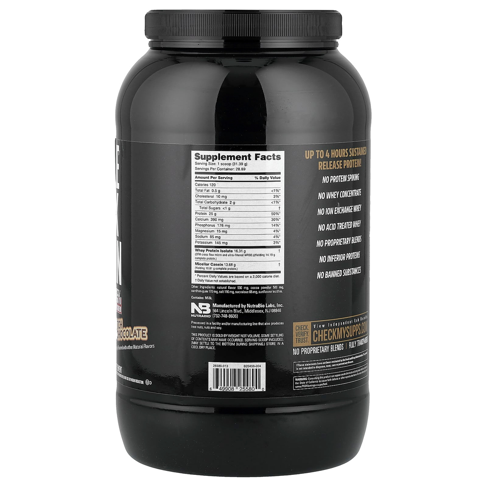 NutraBio, Muscle Matrix Protein, голландский шоколад, 907 г (2 фунта)