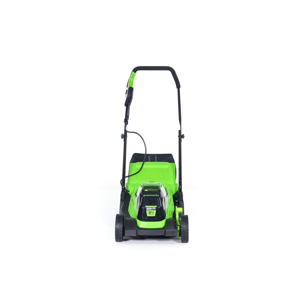 Газонокосилка аккумуляторная 24V Greenworks GD24LM33 б/щ 33см 30л 12.5кг без АКБ и ЗУ