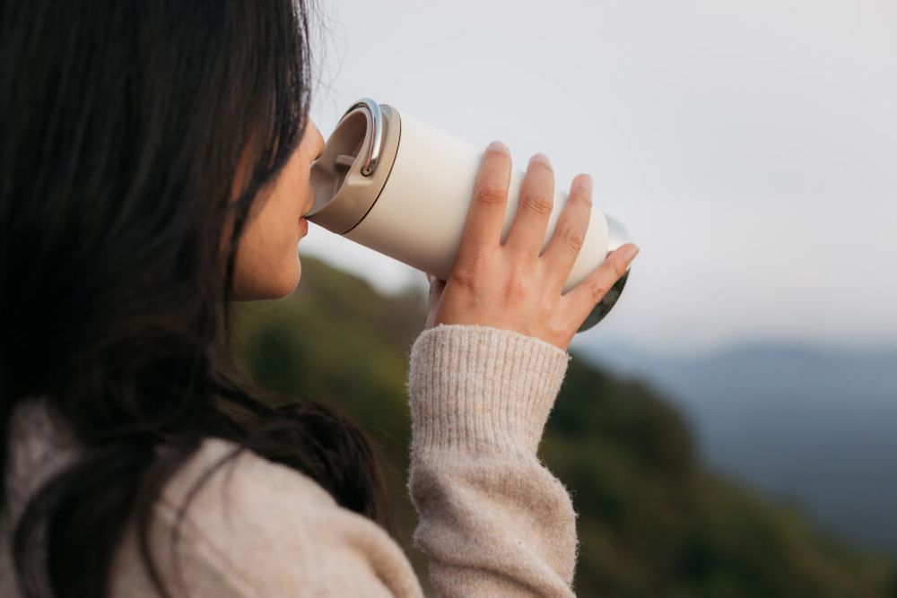 Термокружка Klean Kanteen TKWide Cafe Cap 12oz (355 мл) Tofu