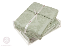 Набор полотенец 3 шт Luxberry New England английский зеленый