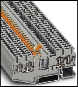 Клемма с ножевым размыкателем ST 2,5-QUATTRO-MT, 3036576 Phoenix Contact.