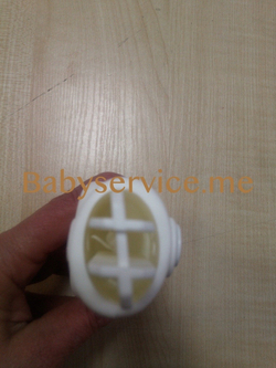 Шарнир ручки овал-овал Roan Bass Белый Правый