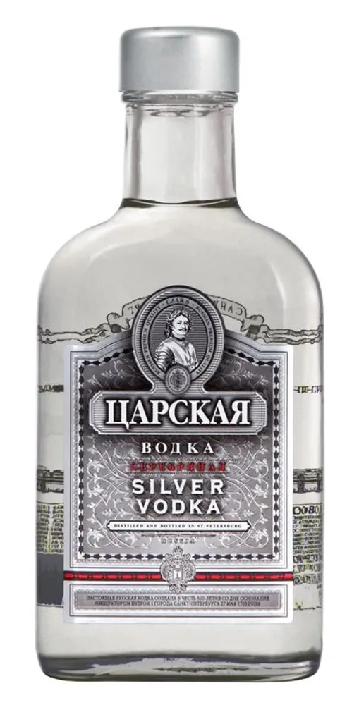 Водка Царская Серебряная 0,25 40% Россия