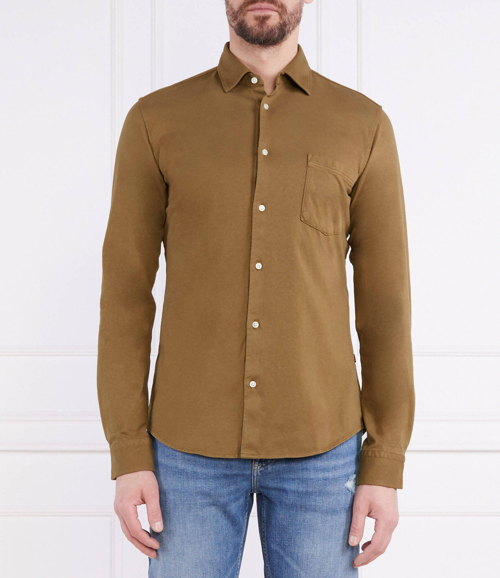 Рубашка Mysoft_2 BOSS ORANGE - коричневый(50491112)