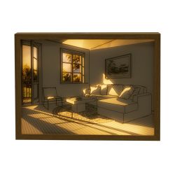 GAEM Панно (подсветка, USB), L31 W4 H23 см, 2в.