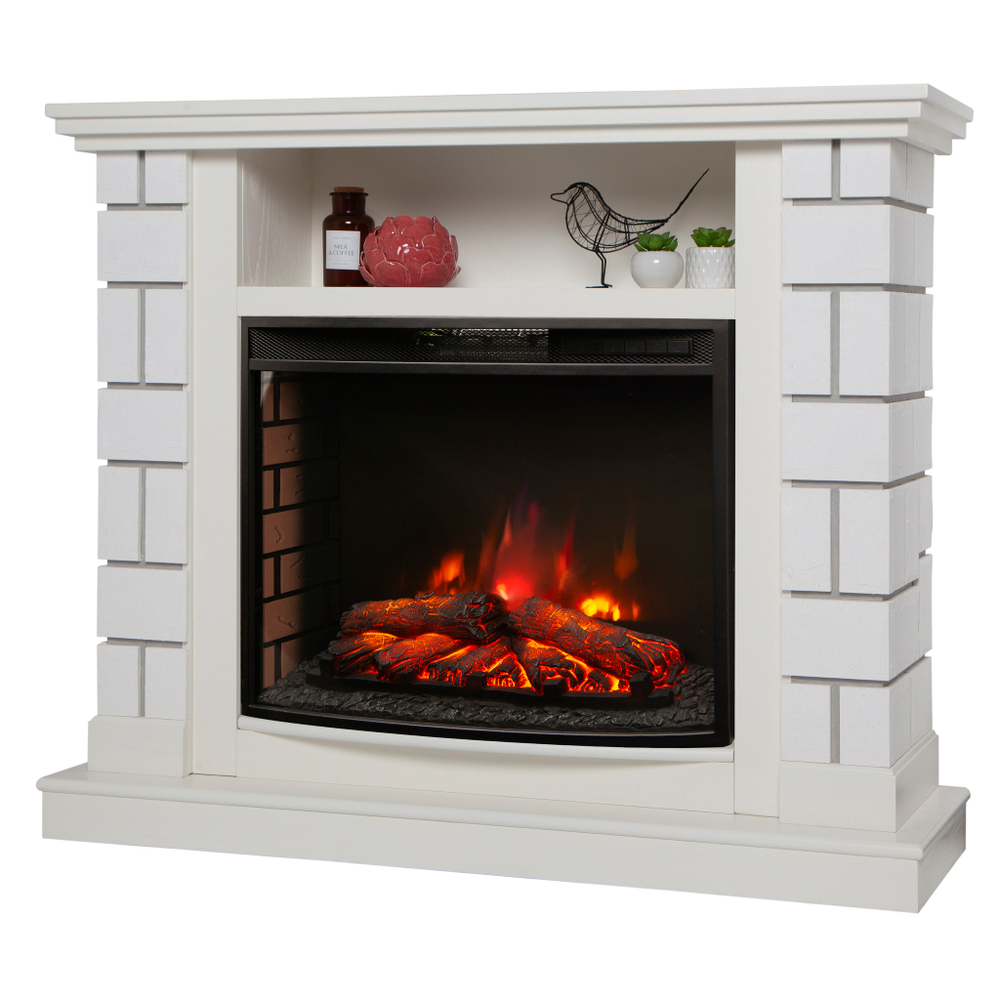 Каминокомплект Real Flame Edward WT с очагом Evrika 25,5