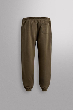 ZARA БРЮКИ-ДЖОГГЕРЫ КЛАССИЧЕСКОГО КРОЯ, ЗЕЛЕНЫЙ