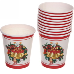 Стакан бумажный 0,2л в наборе 10 шт «Колокольчики»