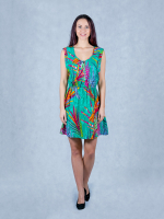 Платье женское CF Woman из вискозы, принт джунгли 516787/SS15-JDR2