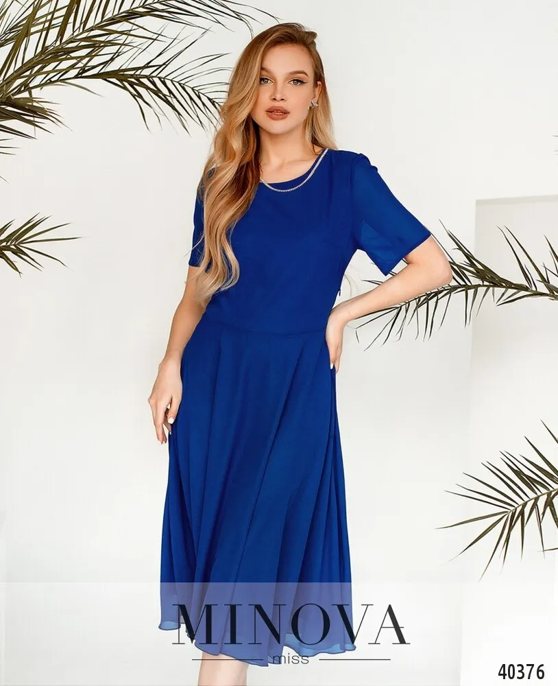 Платье 3148-синий Minova