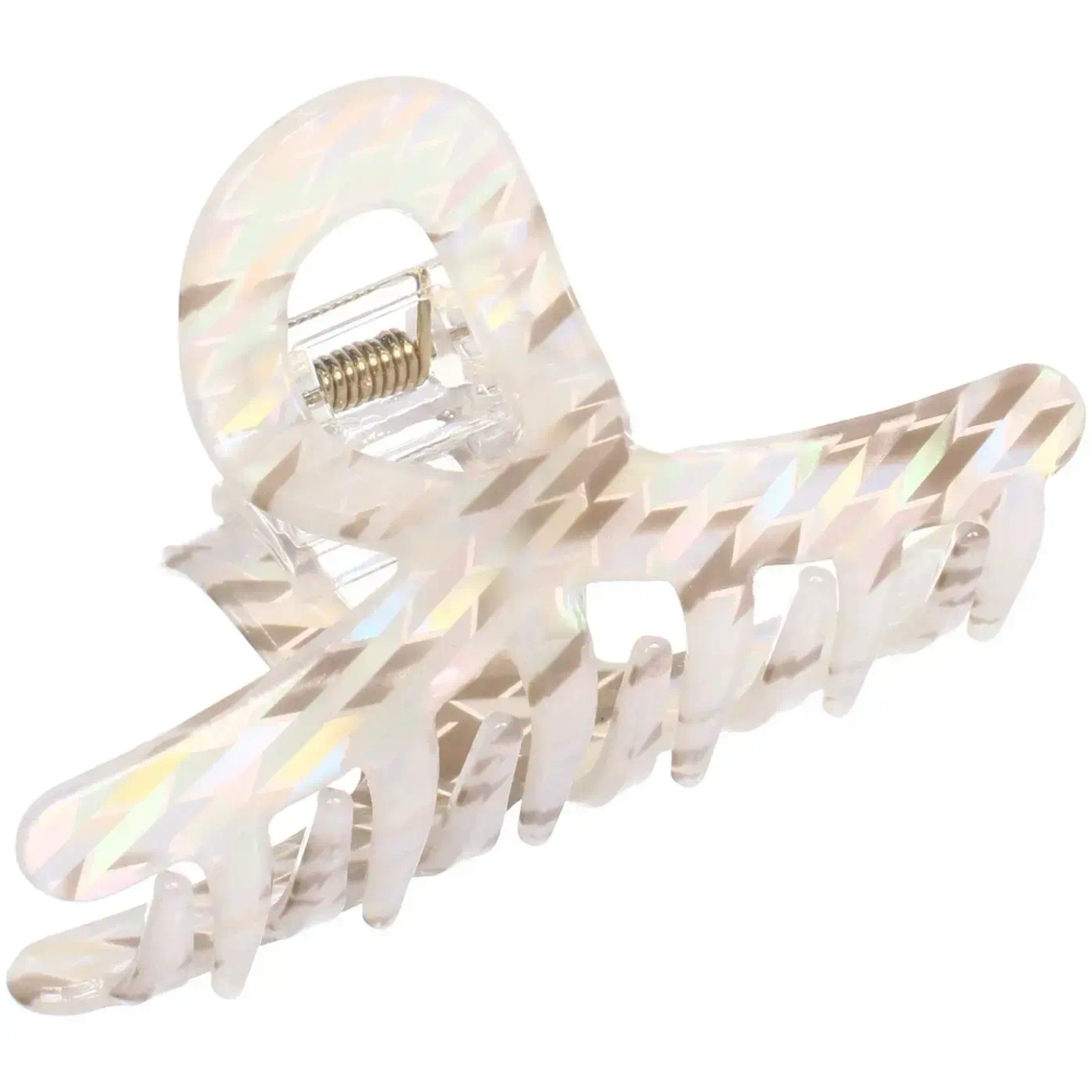 Заколка - краб для волос «AKS-EMPIRE», петля, микс 6 цветов, 7,8*4,5см